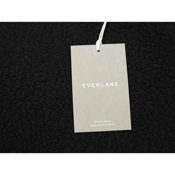 Everlane Womens Black 100% Polyester Pullover Teddy Sweater Size M - Picture 10 of 12